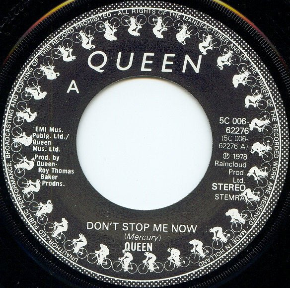 Queen : Don't Stop Me Now (7", Single)