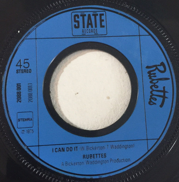 The Rubettes : I Can Do It (7", Single, Blu)