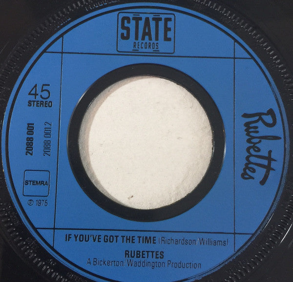 The Rubettes : I Can Do It (7", Single, Blu)