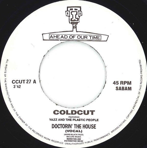 Coldcut : Doctorin' The House (7", Single)