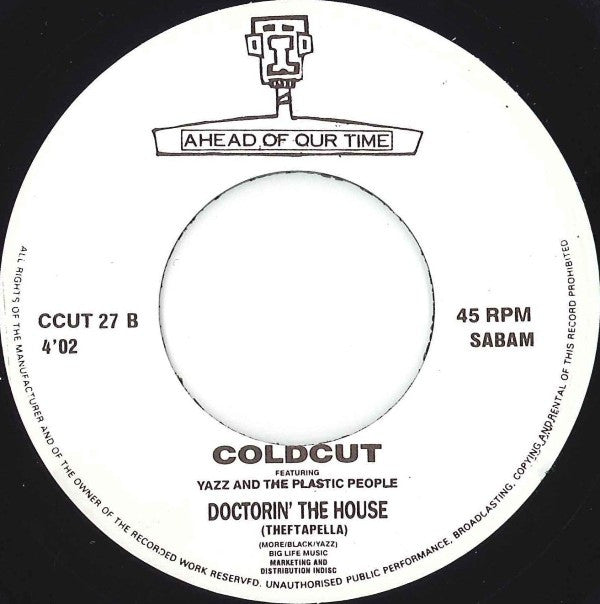 Coldcut : Doctorin' The House (7", Single)