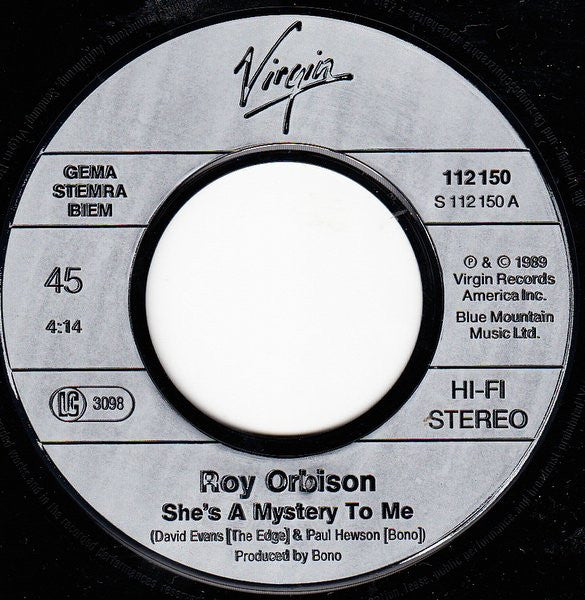 Roy Orbison : She's A Mystery To Me (7", Single)