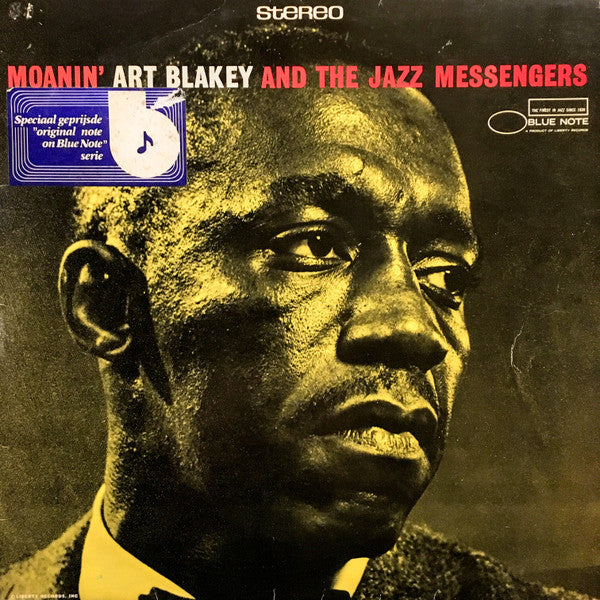 Art Blakey & The Jazz Messengers : Moanin' (LP, Album, RE)