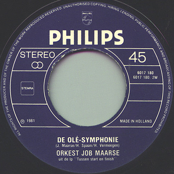 Henk Spaan & Harry Vermeegen : Stille Willem (7", Single)