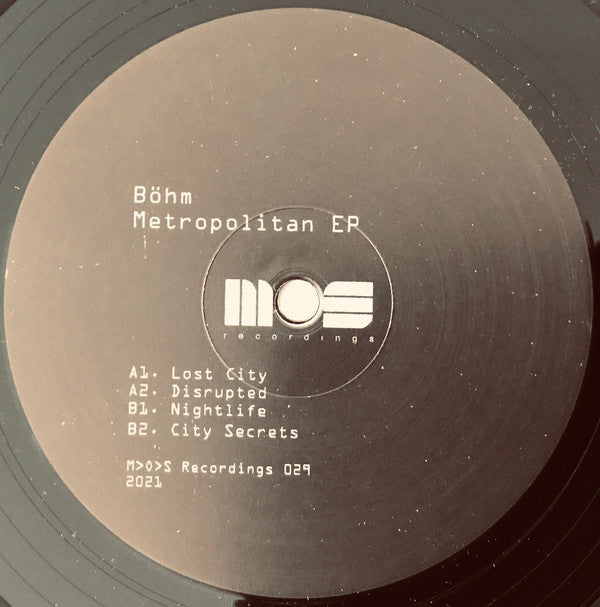 Böhm (3) : Metropolitan EP (12", EP)