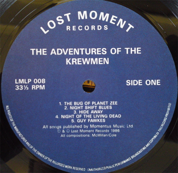The Krewmen : The Adventures Of The Krewmen (LP, Album)
