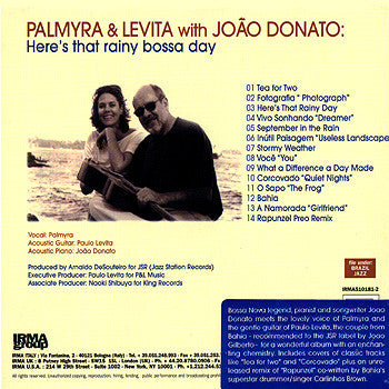 Palmyra & Levita With João Donato : Here's That Rainy Bossa Day (CD, Album, Promo)