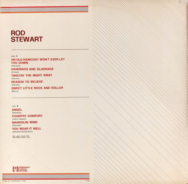 Rod Stewart : Rod Stewart (LP, Comp)