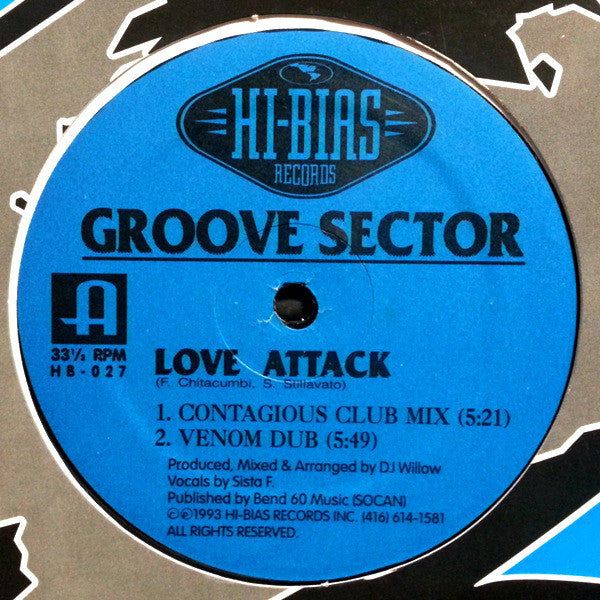 Groove Sector : Love Attack (12")