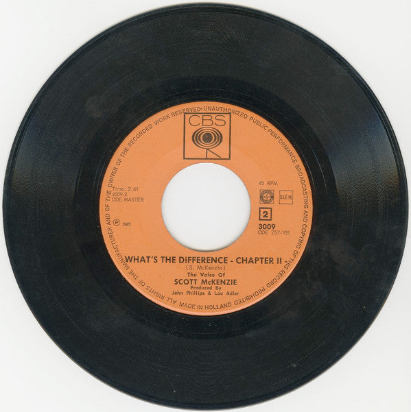 Scott McKenzie : Like An Old Time Movie (7", Single)