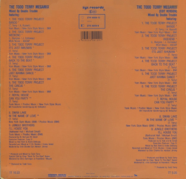 Double Trouble : The Todd Terry Megamix (12", Mixed)