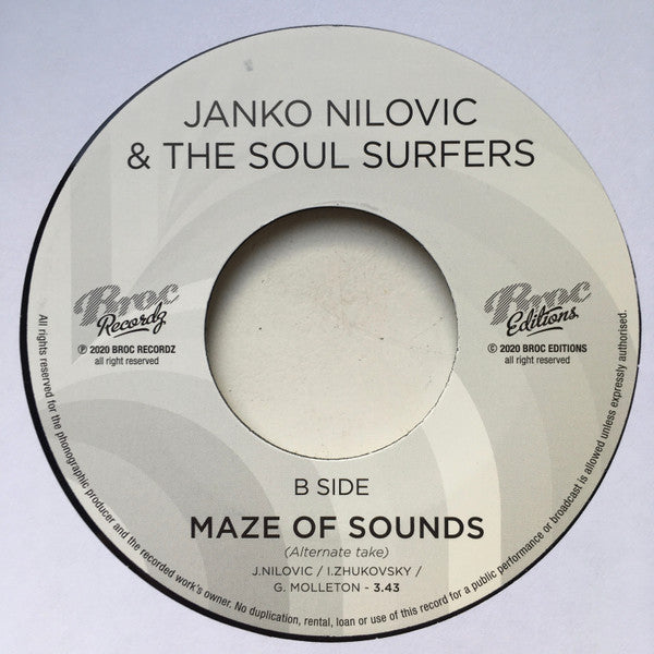 Janko Nilovic, The Soul Surfers (2) : Sweet Path (7", Ltd)