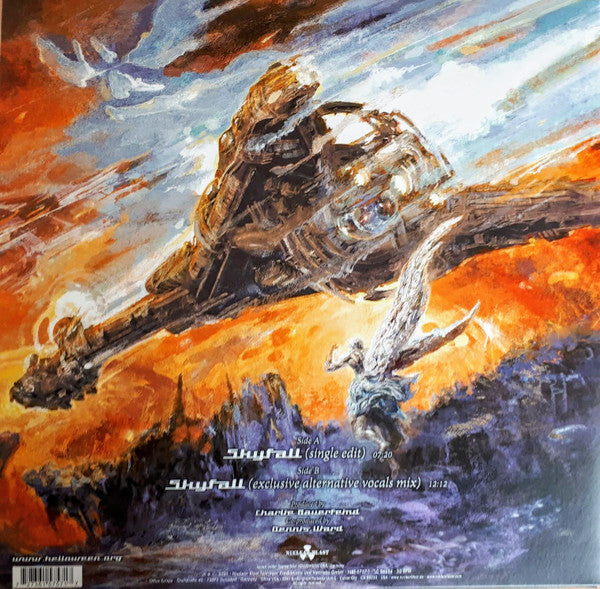 Helloween : Skyfall (12", Single, Ltd, Ora)