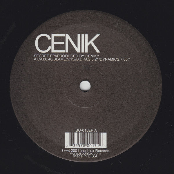 Cenik : Secret EP (12", EP)