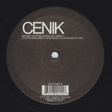 Cenik : Secret EP (12", EP)