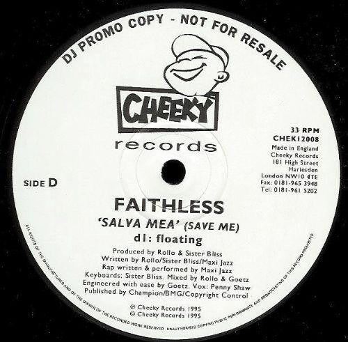 Faithless : Salva Mea (Save Me) (2x12", Promo)