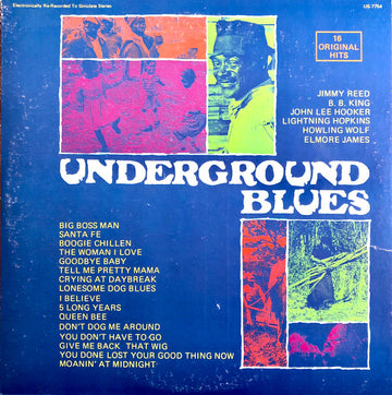 Various : Underground Blues (LP, Comp, RE)