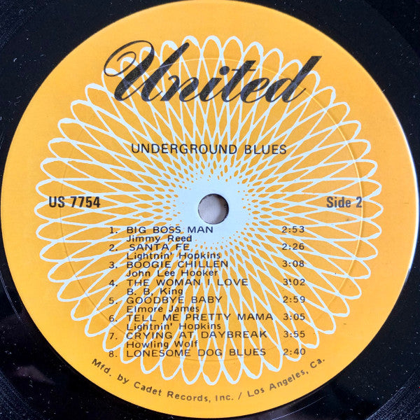 Various : Underground Blues (LP, Comp, RE)