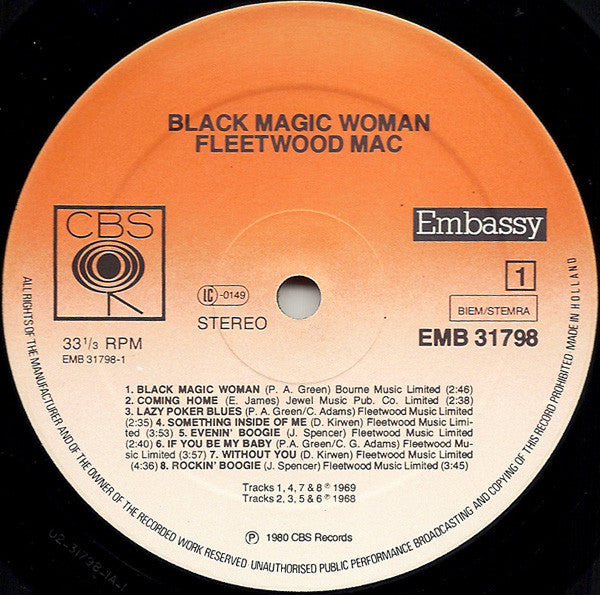 Fleetwood Mac : Black Magic Woman (LP, Comp)