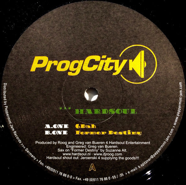 Hardsoul : 6 Dah / Former Destiny (12")