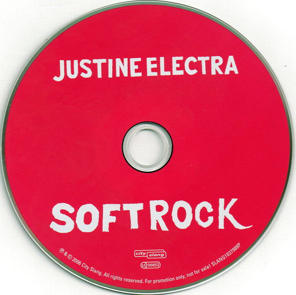 Justine Electra : Soft Rock (CD, Album, Promo)