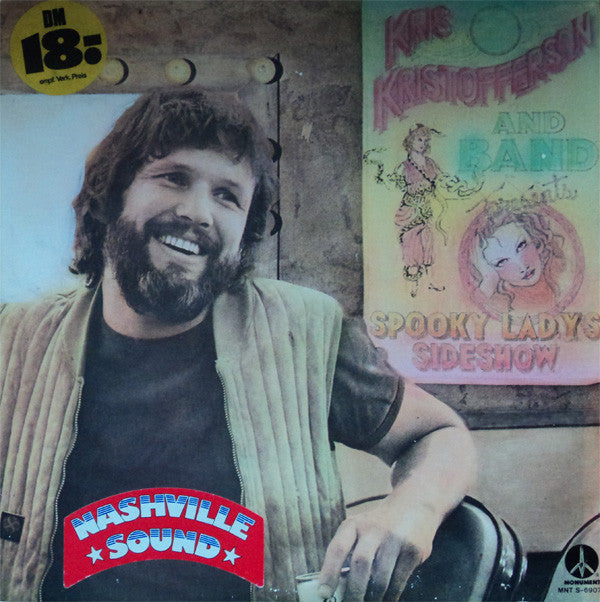 Kris Kristofferson : Spooky Lady's Sideshow (LP, Album)