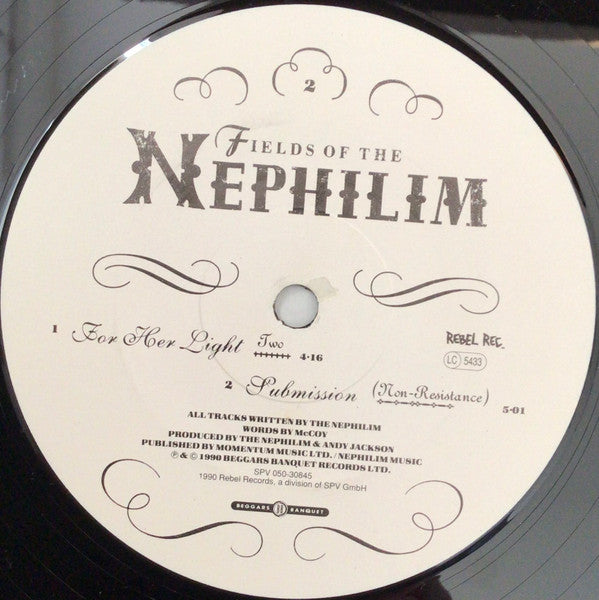 Fields Of The Nephilim : For Her Light (Two) (12", Maxi)