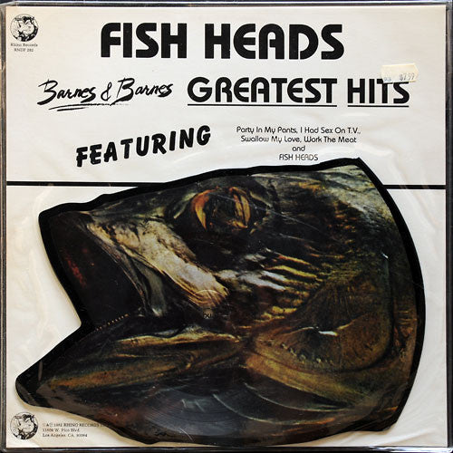 Barnes & Barnes : Fish Heads: Barnes & Barnes Greatest Hits (10", Shape, Comp, Pic)