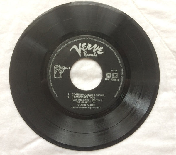 Charlie Parker : Jazz Perennial (7")