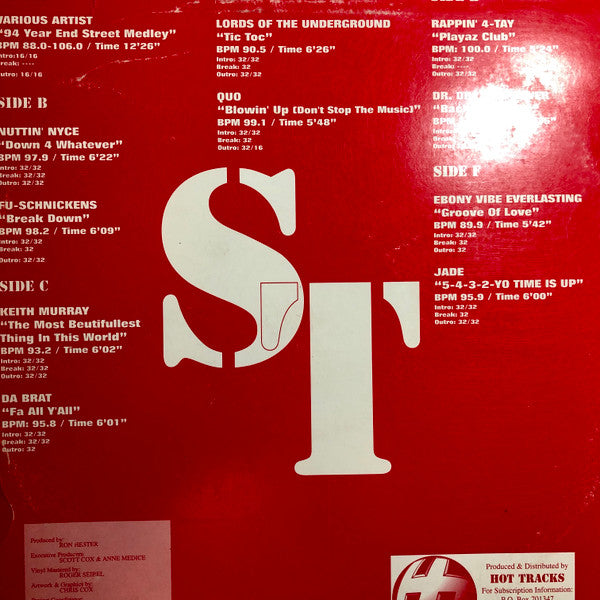 Various : Street Tracks 21 (3x12", Comp, Promo)