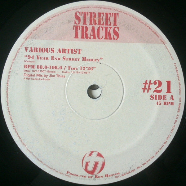 Various : Street Tracks 21 (3x12", Comp, Promo)