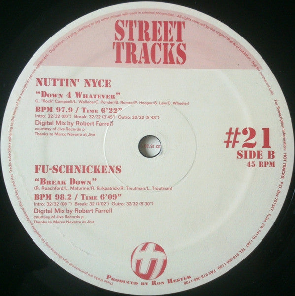 Various : Street Tracks 21 (3x12", Comp, Promo)