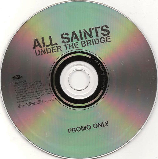All Saints : Under The Bridge (CD, Single, Promo)