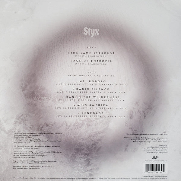 Styx : The Same Stardust EP (12", EP, RSD, Blu)