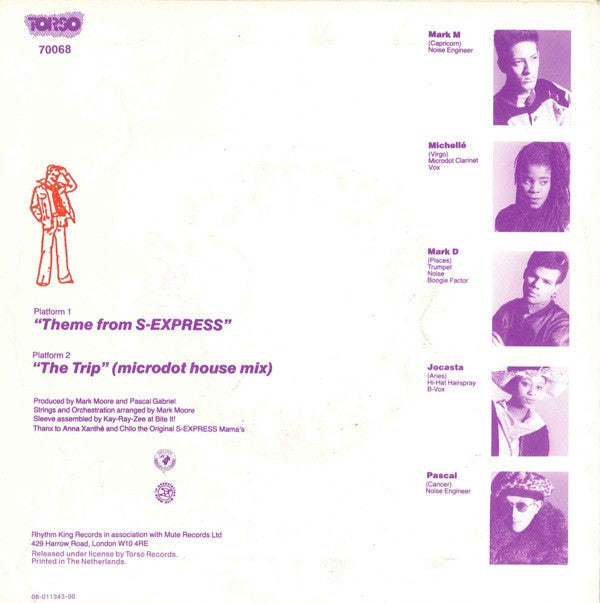 S'Express : Theme From S-Express / The Trip (Microdot House Mix) (7", Single)