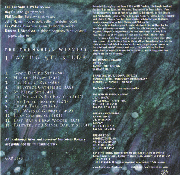 The Tannahill Weavers : Leaving St. Kilda (CD, Album)