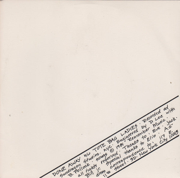 Band Of Outsiders : Done Away (7")