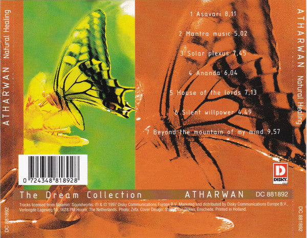 Atharwan : Natural Healing (CD, Album)