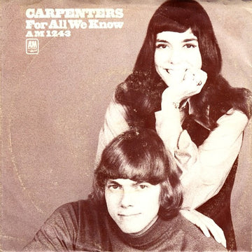 Carpenters : For All We Know (7", Single, Styrene, Pit)