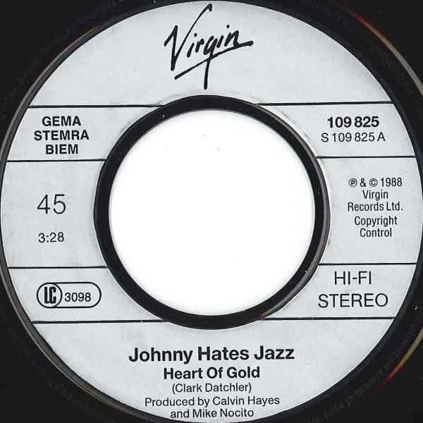Johnny Hates Jazz : Heart Of Gold (Remix) (7", Single)