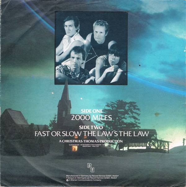 The Pretenders : 2000 Miles (7", Single)