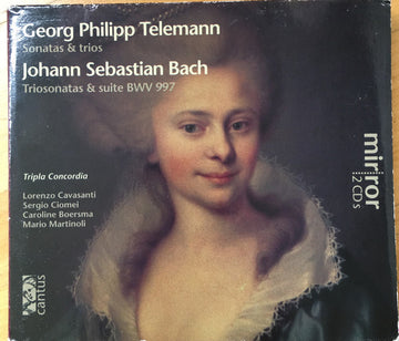 Georg Philipp Telemann, Johann Sebastian Bach / Ensemble Tripla Concordia : Sonatas & Trios (2xCD, Album, RE)