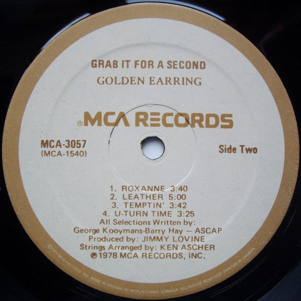 Golden Earring : Grab It For A Second (LP, Album)