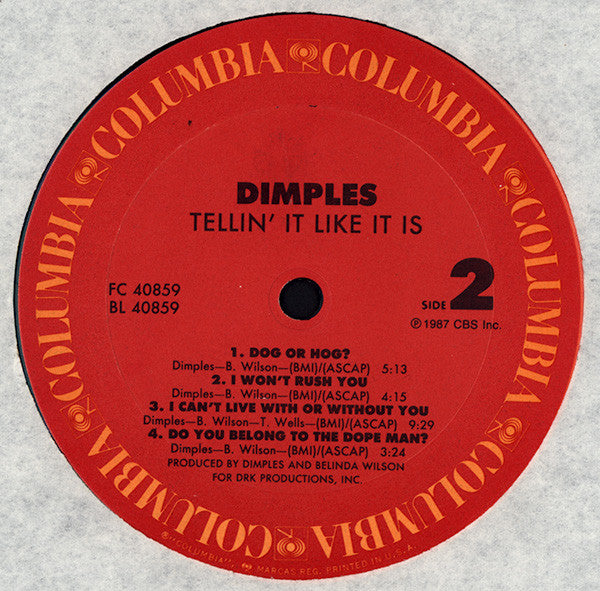 Richard 'Dimples' Fields : Tellin' It Like It Is (LP, Album)