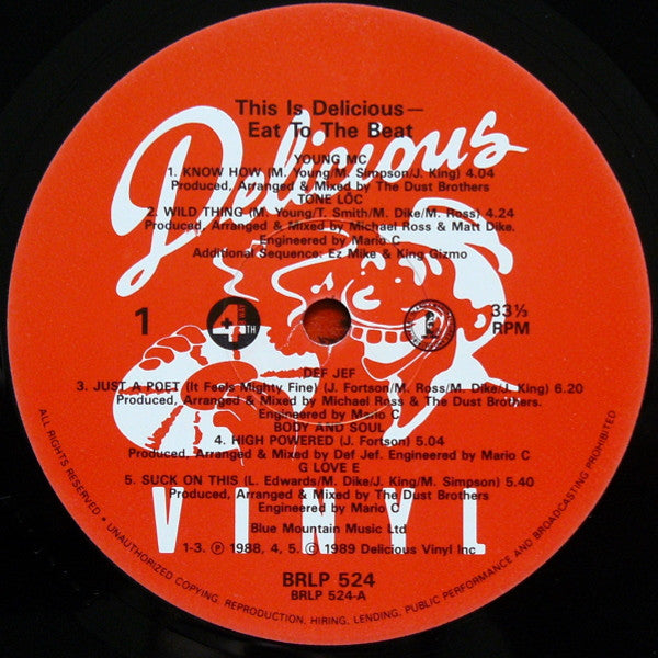 Various : This Is Delicious - Eat To The Beat (LP, Comp, Ltd, Num, Ste)