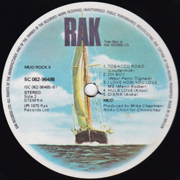 Mud : Mud Rock Vol. II (LP, Album)