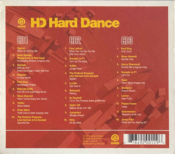 Various : Essential Hard Dance (3xCD, Comp + Box, Sli)