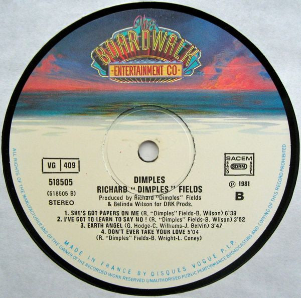 Richard 'Dimples' Fields : Dimples (LP, Album)
