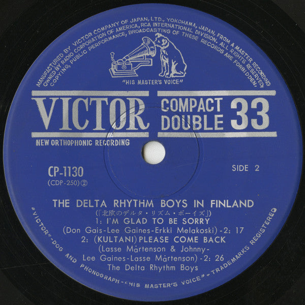 The Delta Rhythm Boys = The Delta Rhythm Boys : 北欧のデルタ・リズム・ボーイズ = The Delta Rhythm Boys In Finland (7")