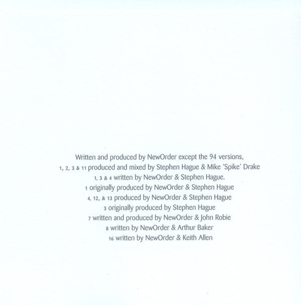 New Order : (The Best Of) NewOrder (CD, Comp, RE, Arv)